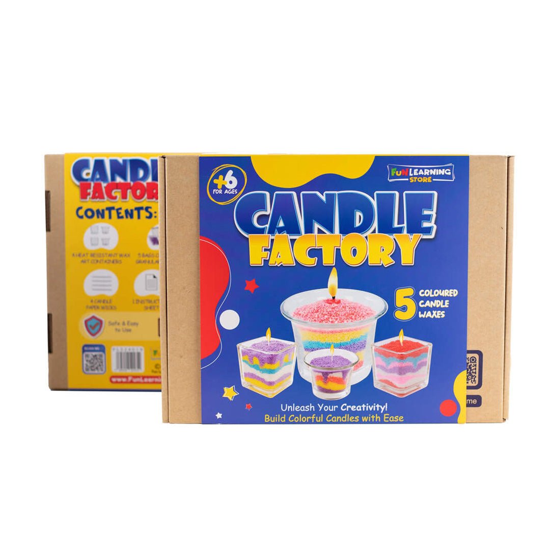 DIY Creative Candle Making Kit for Kids – Fun & Easy Craft Set for Personalized Candles - Fun Learning Store