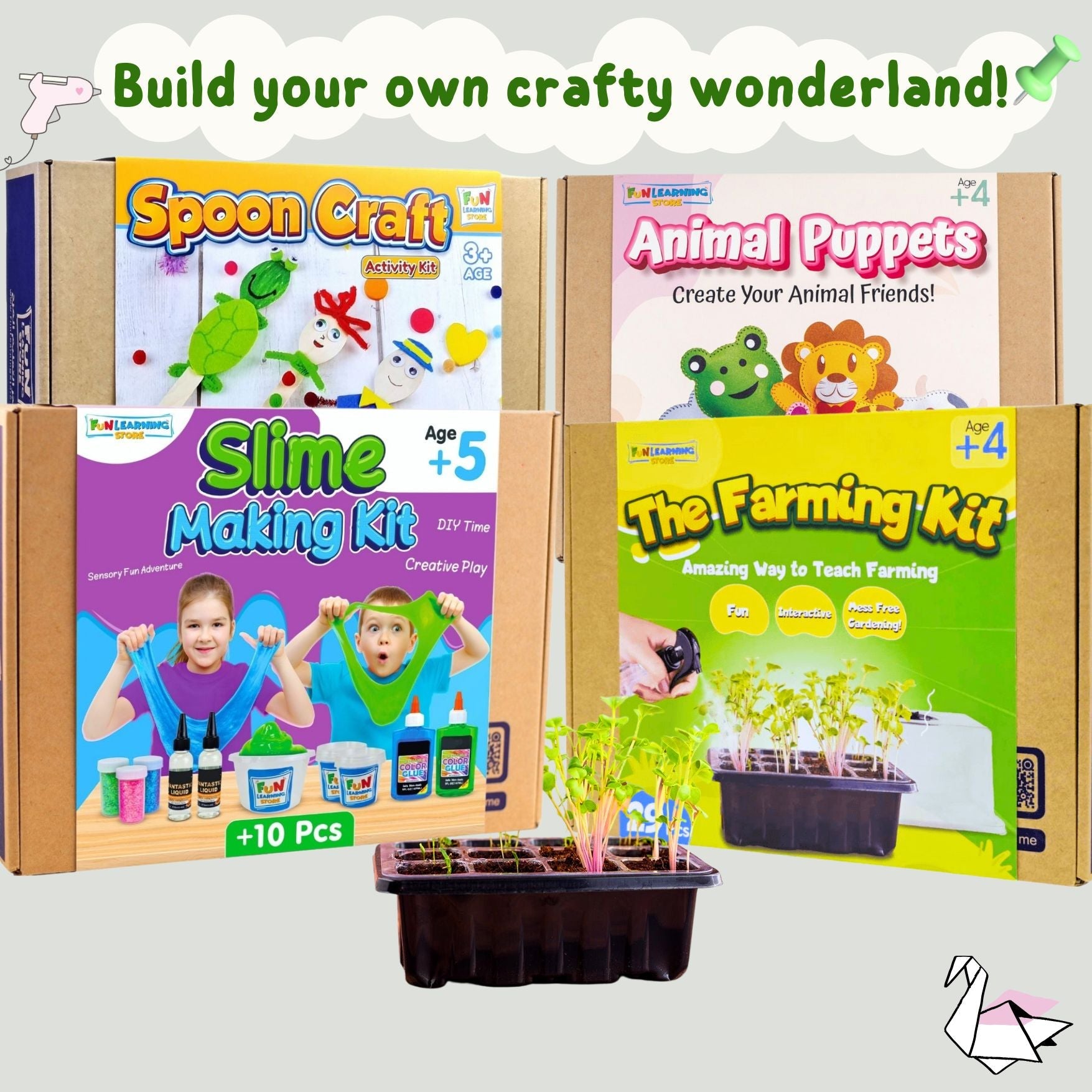 DIY Dreamland Super Kit – 4 - in - 1 crafty wonderland For kids - Fun Learning Store