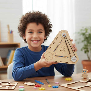 DIY Hand Generator: STEM Wooden 3D Puzzle Toy for Kids - Fun Learning Store
