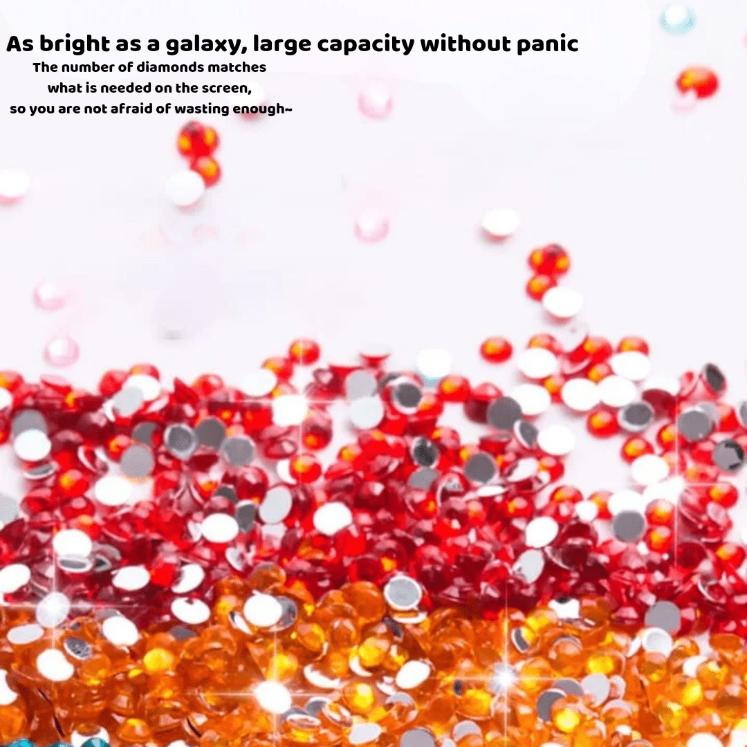 DIY Magic Diamond Painting Kit for Kids | A Dream Castle | Enter the Glittering World of Fun - Fun Learning Store