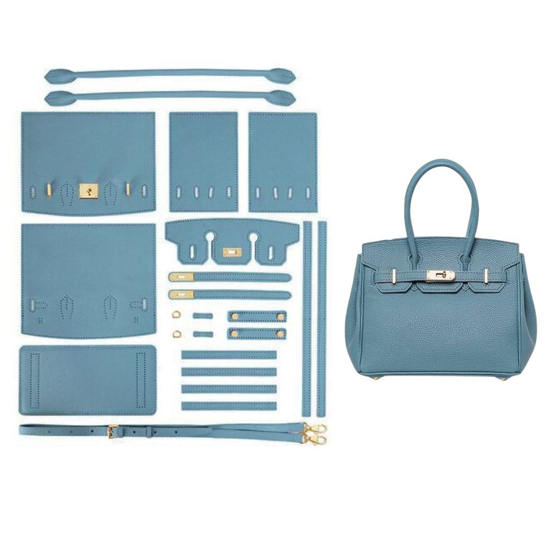 DIY Medium Crossbody Bag Kit – Spacious Design with Short Handle & Secure Front Lock - Fun Learning Store