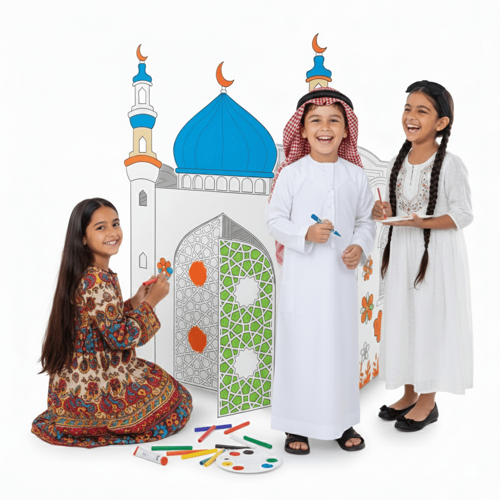 DIY Mosque | Build and Color your Mosque - Fun Learning Store
