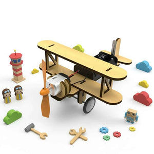 DIY Plane Glider: STEM Education Wooden Puzzle Toy for Children - Fun Learning Store
