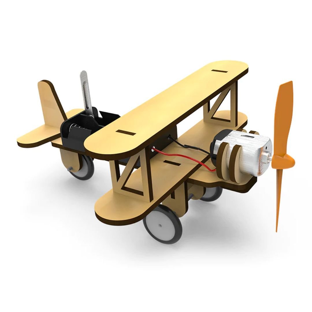 DIY Plane Glider: STEM Education Wooden Puzzle Toy for Children - Fun Learning Store