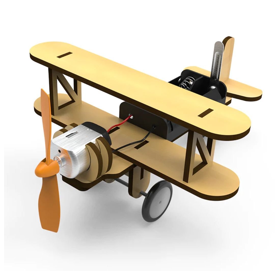 DIY Plane Glider: STEM Education Wooden Puzzle Toy for Children - Fun Learning Store