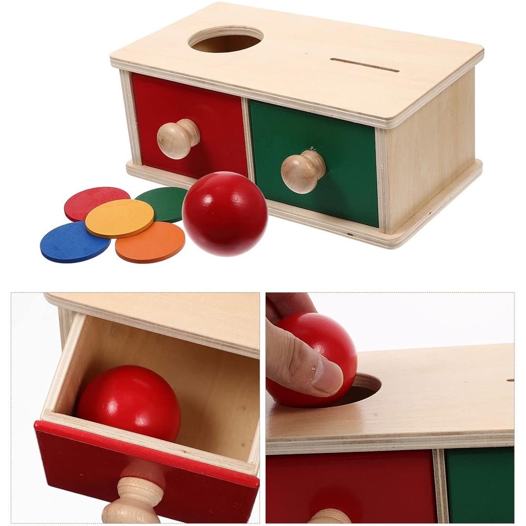 Double Ball Drawer Toy – Develop Matching and Motor Skills - Fun Learning Store