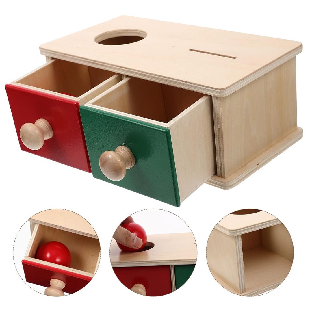 Double Ball Drawer Toy – Develop Matching and Motor Skills - Fun Learning Store