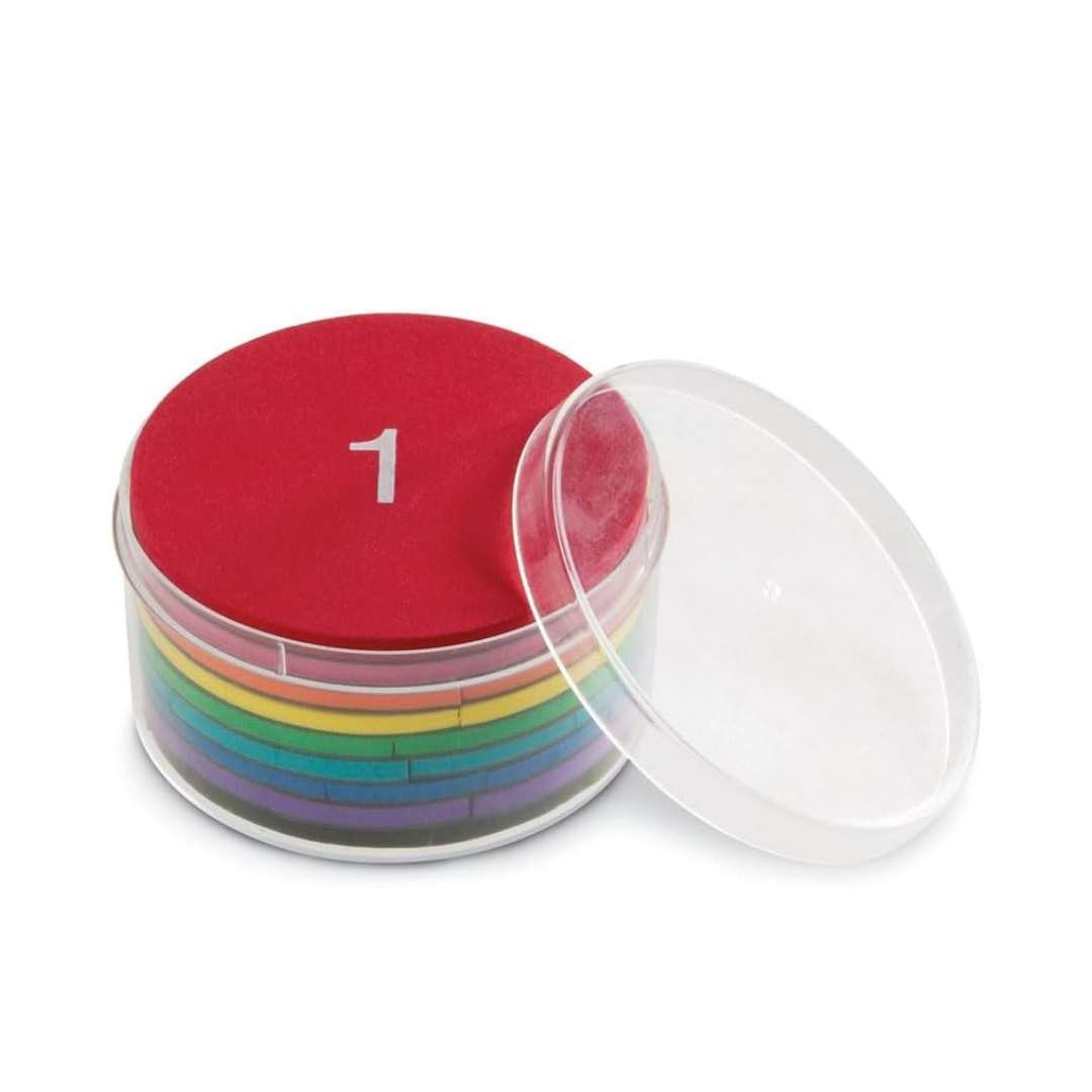 Double-Sided Magnetic Demonstration Rainbow Fraction Foam Circles - Fun Learning Store