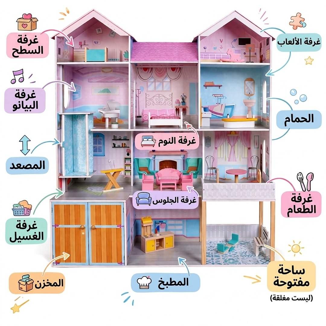 Dreamy Mansion Dollhouse: The Ultimate World of Imagination! - Fun Learning Store