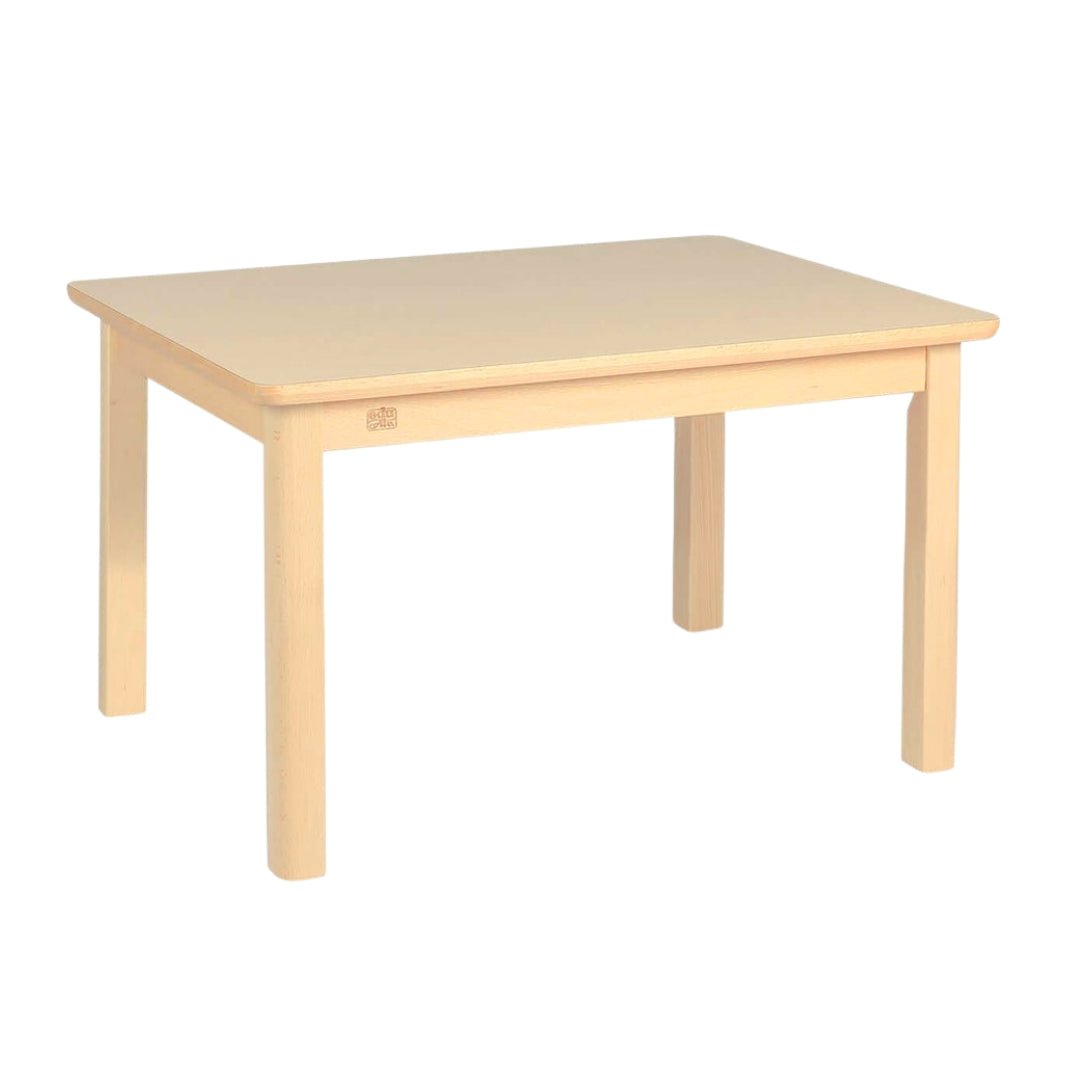 Durable Rectangular Wooden Kids Table 80×60 cm – Safe, Spacious & Ideal for Learning Environments - Fun Learning Store