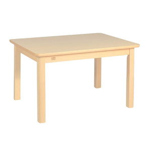 Durable Rectangular Wooden Kids Table 80×60 cm – Safe, Spacious & Ideal for Learning Environments - Fun Learning Store