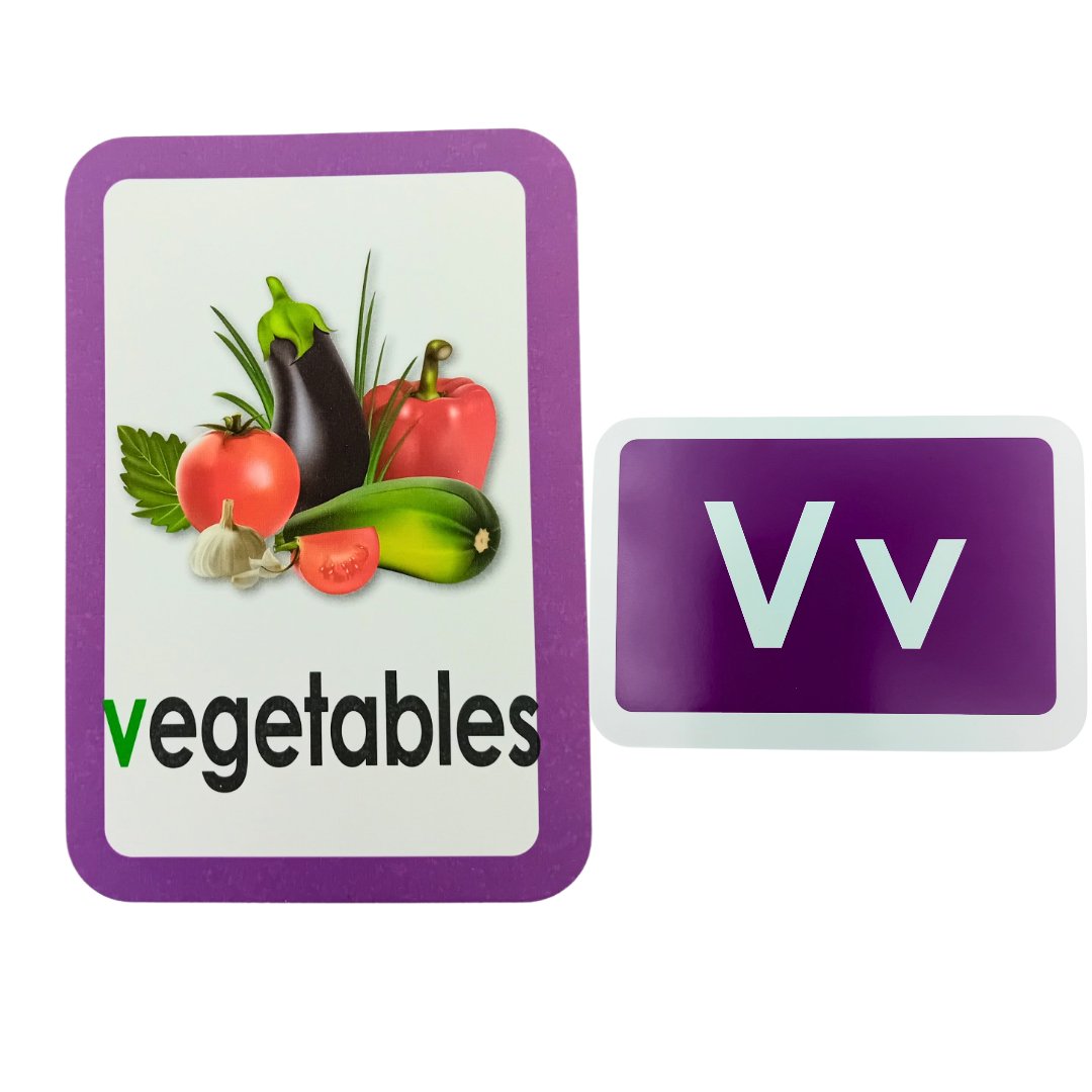 Early Learning Educational Teaching Flash Cards - 36 Pcs of English letters | Interactive Learning Tool for Kids - Fun Learning Store