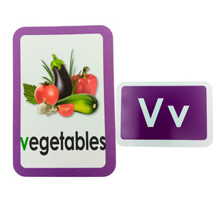 Early Learning Educational Teaching Flash Cards - 36 Pcs of English letters | Interactive Learning Tool for Kids - Fun Learning Store