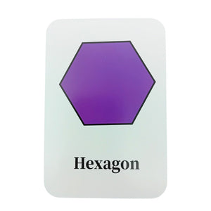 Early Learning Educational Teaching Flash Cards - 36 Pcs of Shapes | Interactive Learning Tool for Kids - Fun Learning Store