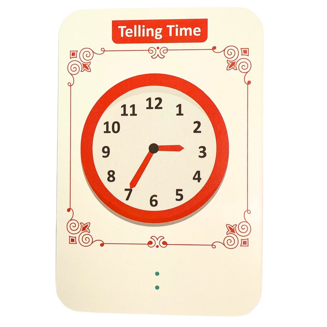 Early Learning Educational Teaching Flash Cards - 36 Pcs of Time Learning | Interactive Time - Telling for Kids - Fun Learning Store