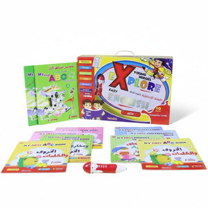 Easy English Learning for Kids: 10 - Book Set with Talking Pen | Fun & Interactive - Fun Learning Store