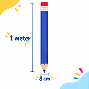 Educational Board Divider Pencil Design – 1-Meter Magnetic Whiteboard Organizer - Fun Learning Store