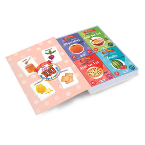 Educational Early Learning Flash Cards | Explore the Delight of Fruits and Vegetables - Fun Learning Store