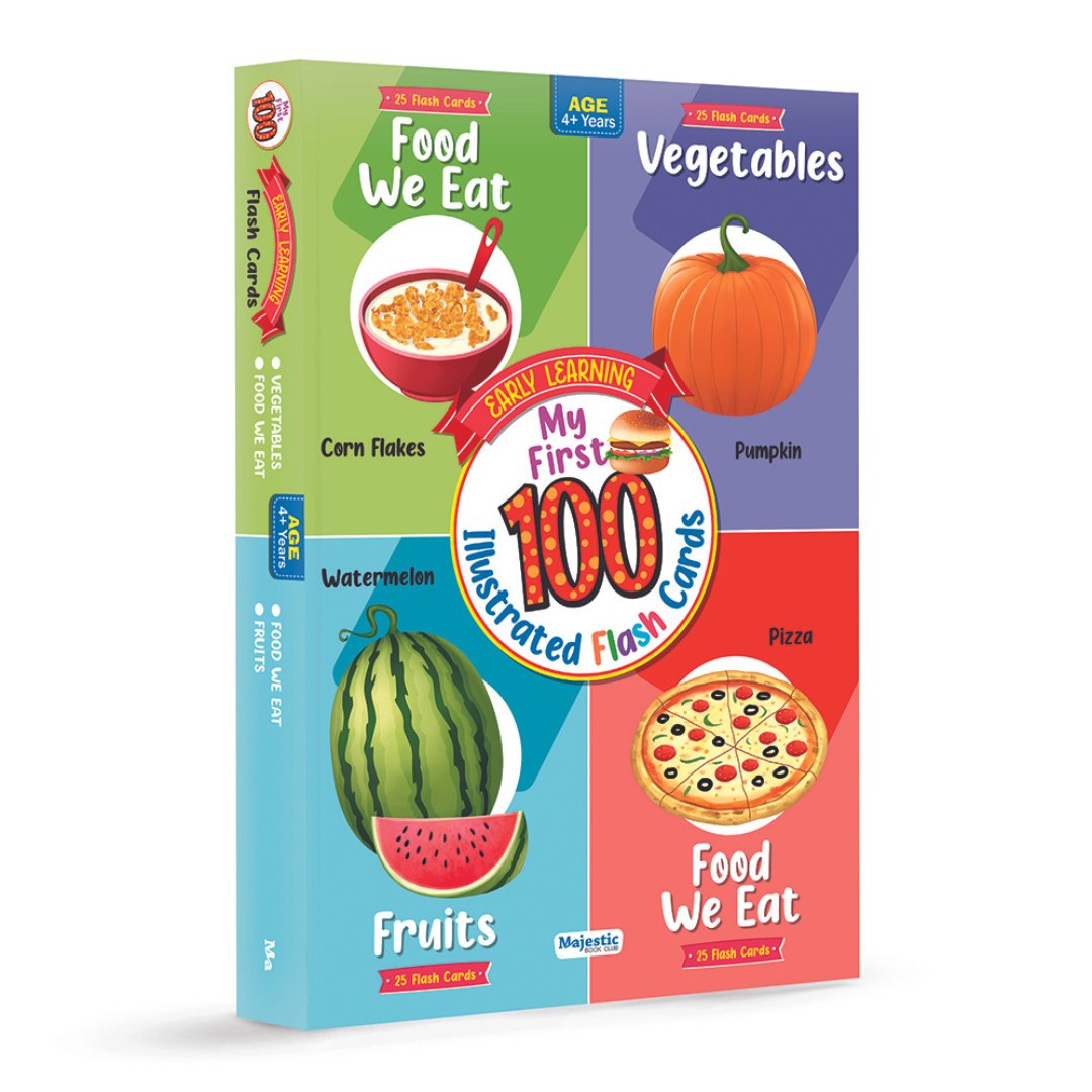 Educational Early Learning Flash Cards | Explore the Delight of Fruits and Vegetables - Fun Learning Store