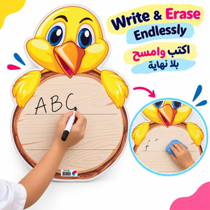 Educational Strategy – Chick Writing Board – Large Magnetic Classroom Learning Tool - Fun Learning Store