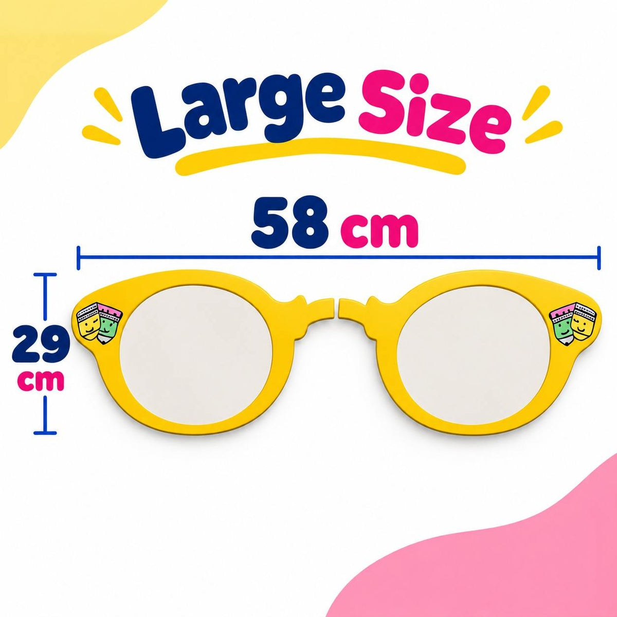 Educational Strategy – Extra-Large Glasses Matching Boards – 6-Piece Magnetic Learning Set - Fun Learning Store