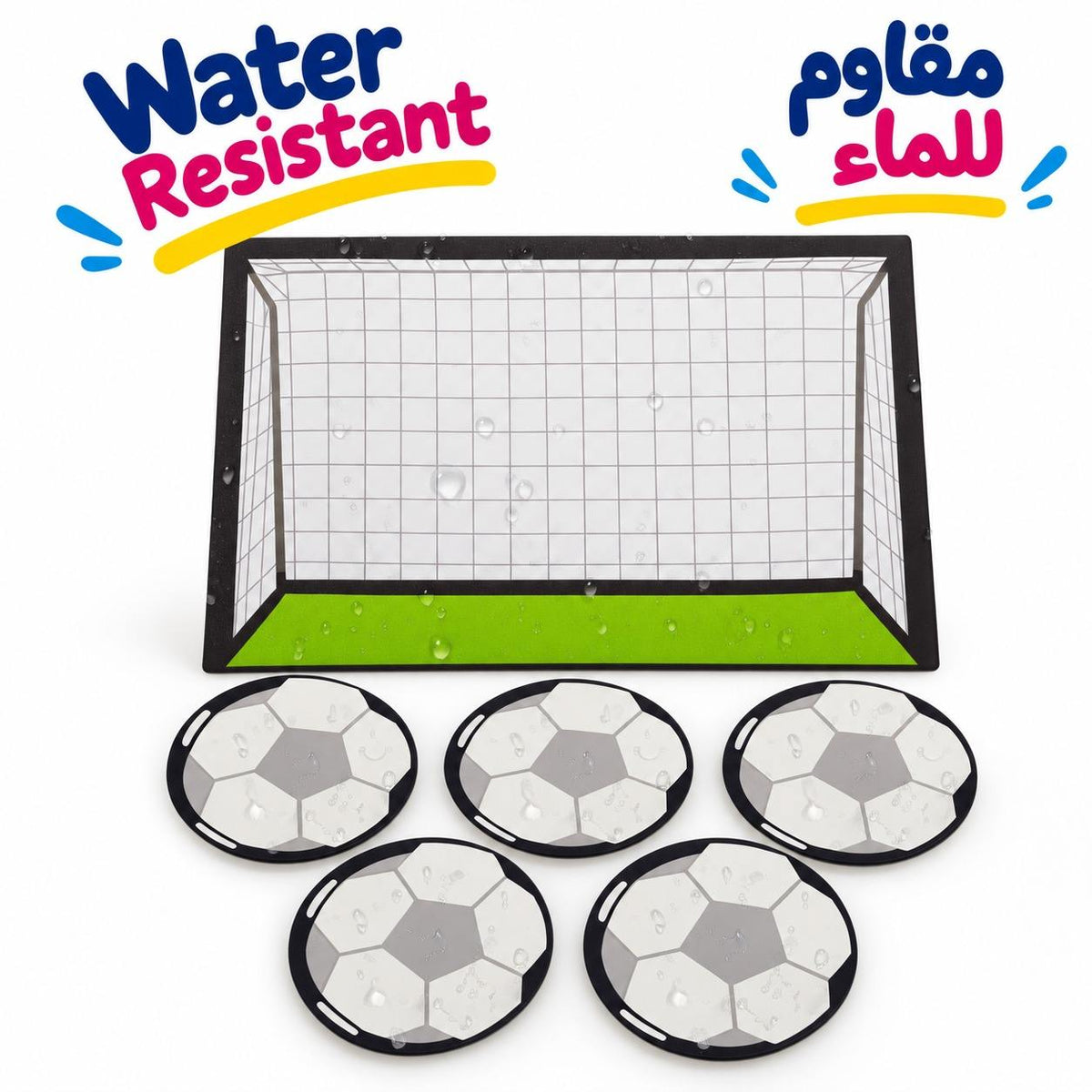 Educational Strategy – Football Goal & 5 Balls – Magnetic Classroom Learning Set - Fun Learning Store