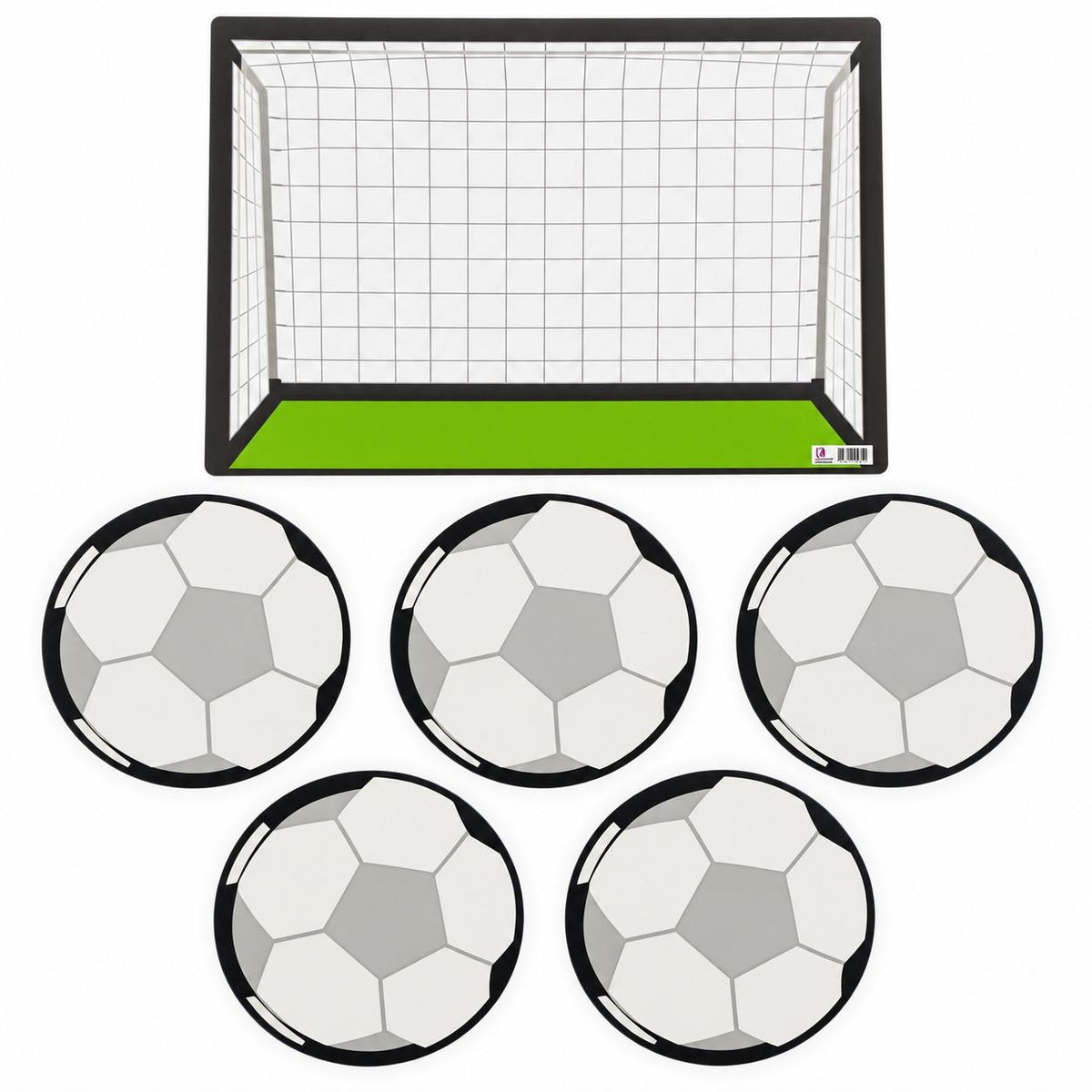 Educational Strategy – Football Goal & 5 Balls – Magnetic Classroom Learning Set - Fun Learning Store