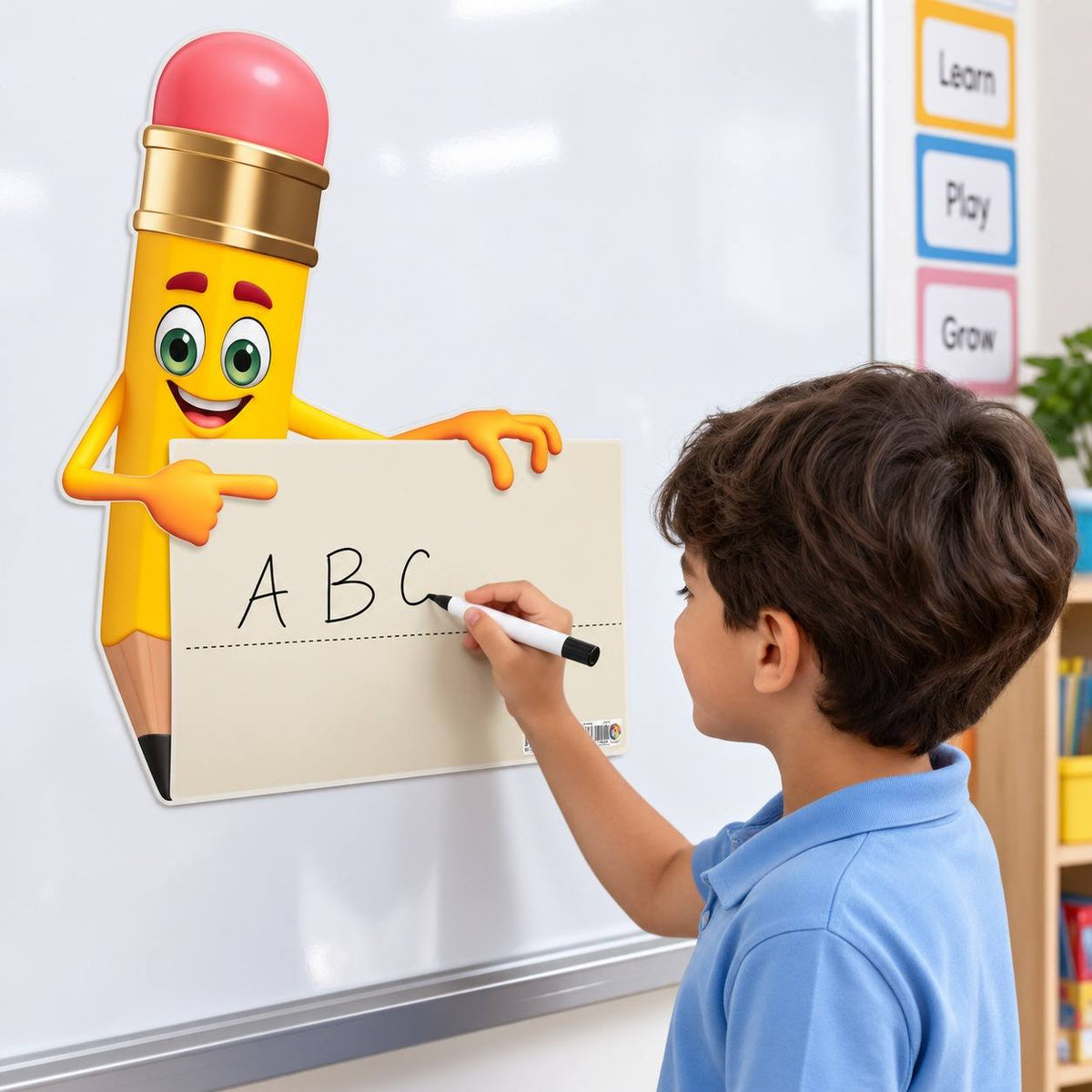 Educational Strategy – Pencil Writing Board – Large Magnetic Classroom Learning Tool - Fun Learning Store