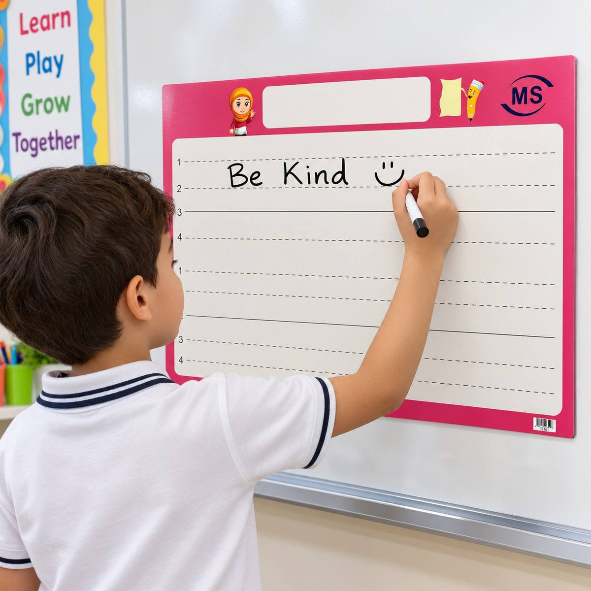 Educational Strategy Writing Board – 70 × 50 cm Reusable Teaching Board - Fun Learning Store