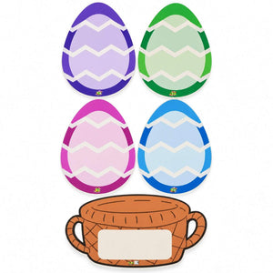 Educational Strategy Writing Boards – Basket & Eggs Design, 5-Piece Reusable Magnetic Teaching Set - Fun Learning Store
