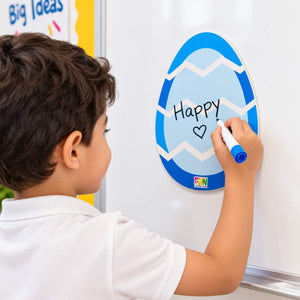 Educational Strategy Writing Boards – Basket & Eggs Design, 5-Piece Reusable Magnetic Teaching Set - Fun Learning Store