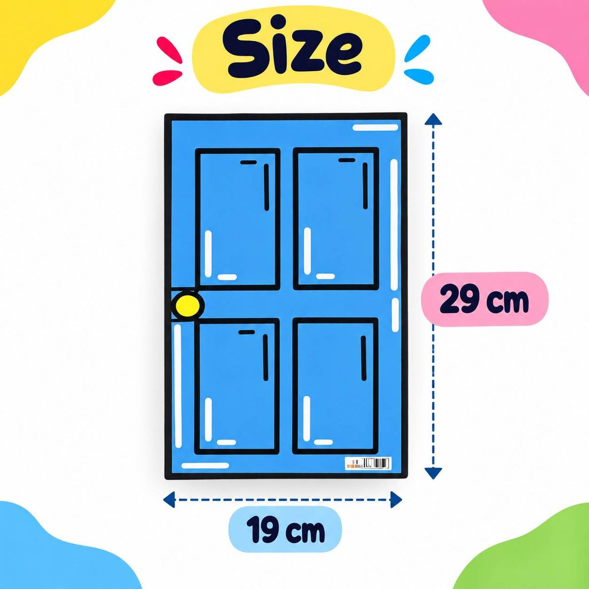 Educational Strategy Writing Boards – Door Design, 6-Piece A3 Reusable Magnetic Teaching Set - Fun Learning Store