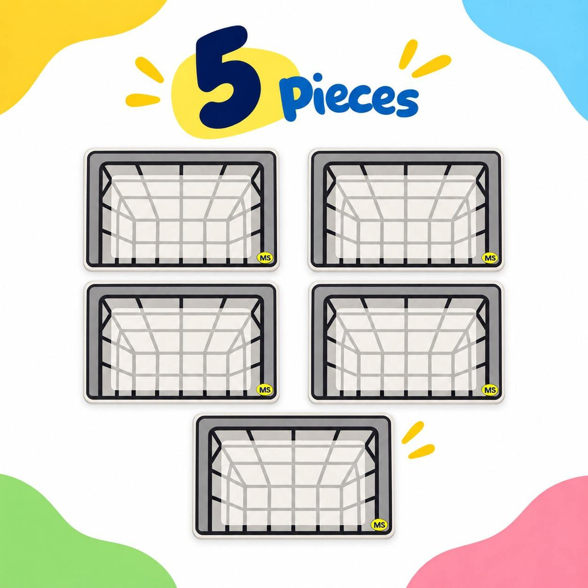 Educational Strategy Writing Boards – Football Goal Design, 5-Piece Reusable Magnetic Teaching Set - Fun Learning Store
