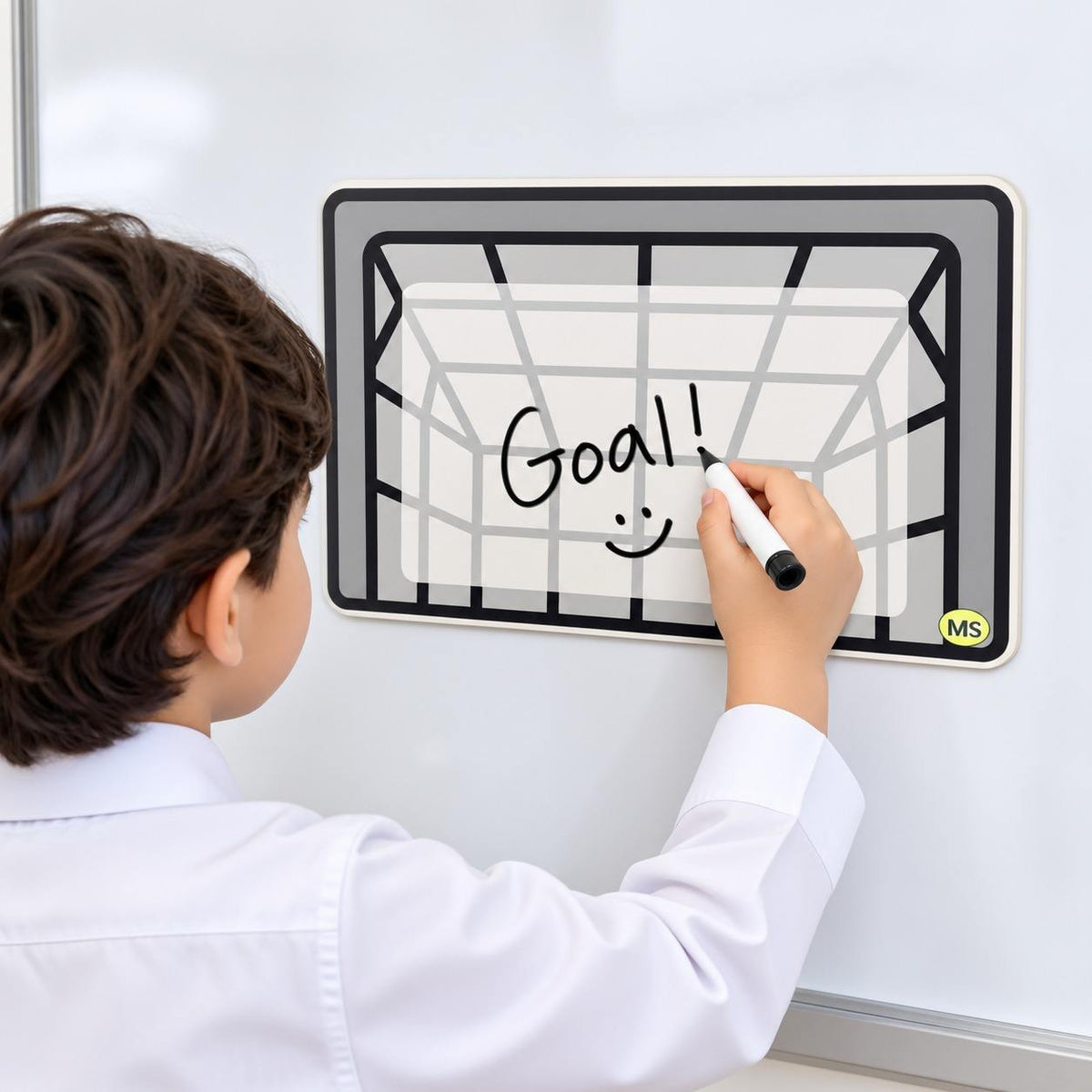 Educational Strategy Writing Boards – Football Goal Design, 5-Piece Reusable Magnetic Teaching Set - Fun Learning Store