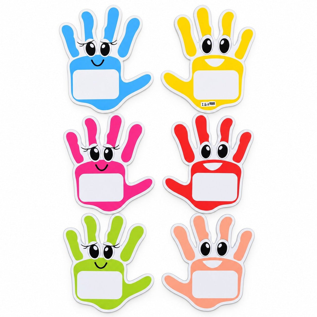 Educational Strategy Writing Boards – Hands Design, 6-Piece Reusable Magnetic Teaching Set - Fun Learning Store