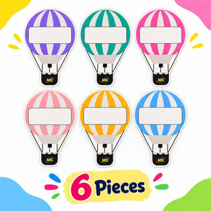Educational Strategy Writing Boards – Hot Air Balloon Design, 6-Piece Reusable Magnetic Teaching Set - Fun Learning Store