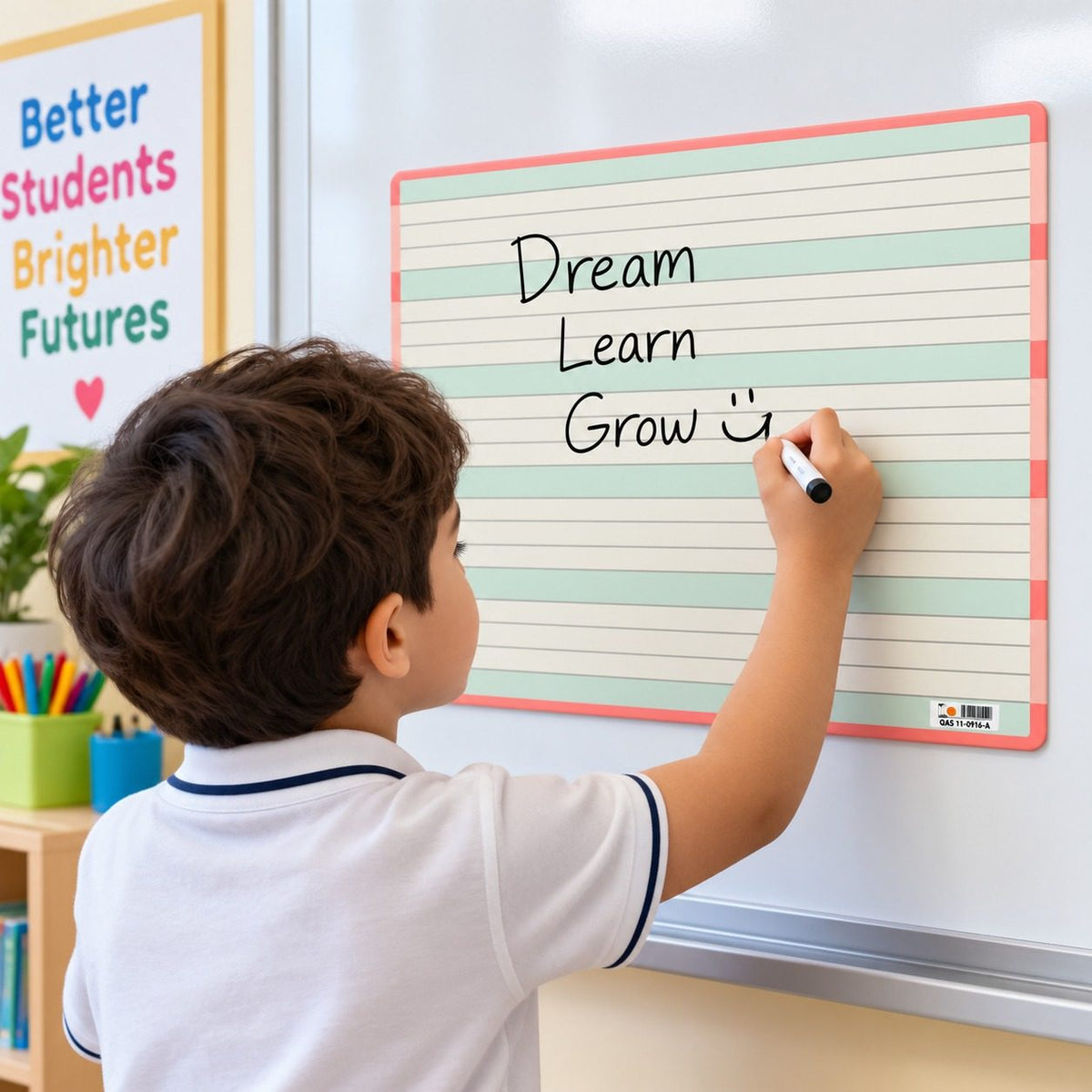 Educational Strategy Writing Boards – Lined Handwriting Design, Reusable Magnetic Writing Board - Fun Learning Store