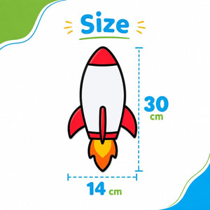 Educational Strategy Writing Boards – Rockets Design, 5-Piece Reusable Magnetic Teaching Set - Fun Learning Store