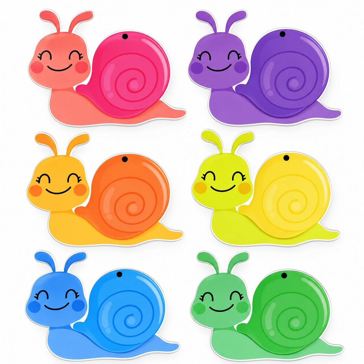 Educational Strategy Writing Boards – Snail Design, 6-Piece Reusable Magnetic Teaching Set - Fun Learning Store