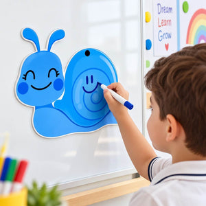 Educational Strategy Writing Boards – Snail Design, 6-Piece Reusable Magnetic Teaching Set - Fun Learning Store