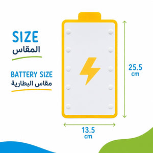 Educational Writing Boards Battery & Charges Design – 12-Piece Reusable Magnetic Strategy Teaching Set - Fun Learning Store