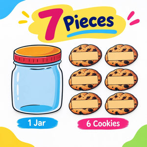 Educational Writing Boards Cookie Jar Design – 7-Piece Reusable Magnetic Strategy Teaching Set - Fun Learning Store