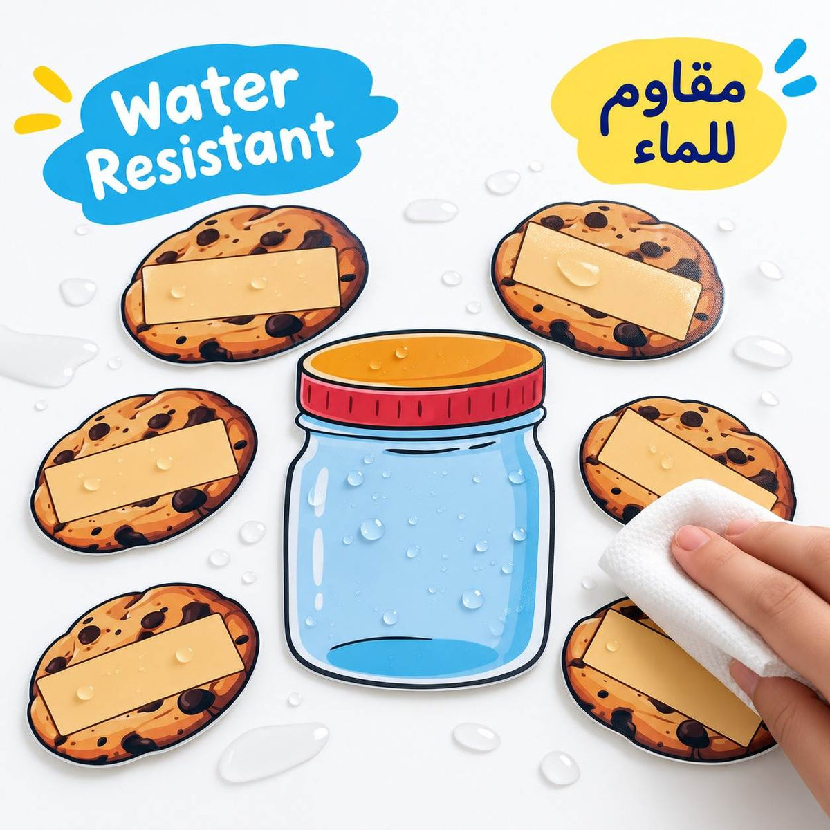 Educational Writing Boards Cookie Jar Design – 7-Piece Reusable Magnetic Strategy Teaching Set - Fun Learning Store