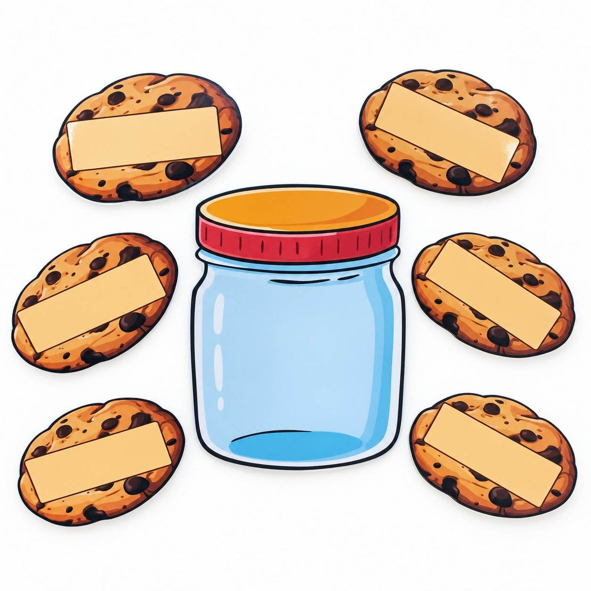 Educational Writing Boards Cookie Jar Design – 7-Piece Reusable Magnetic Strategy Teaching Set - Fun Learning Store