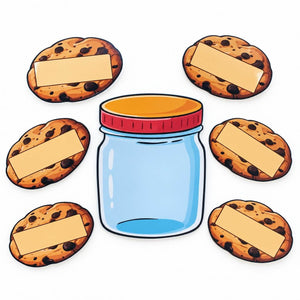 Educational Writing Boards Cookie Jar Design – 7-Piece Reusable Magnetic Strategy Teaching Set - Fun Learning Store