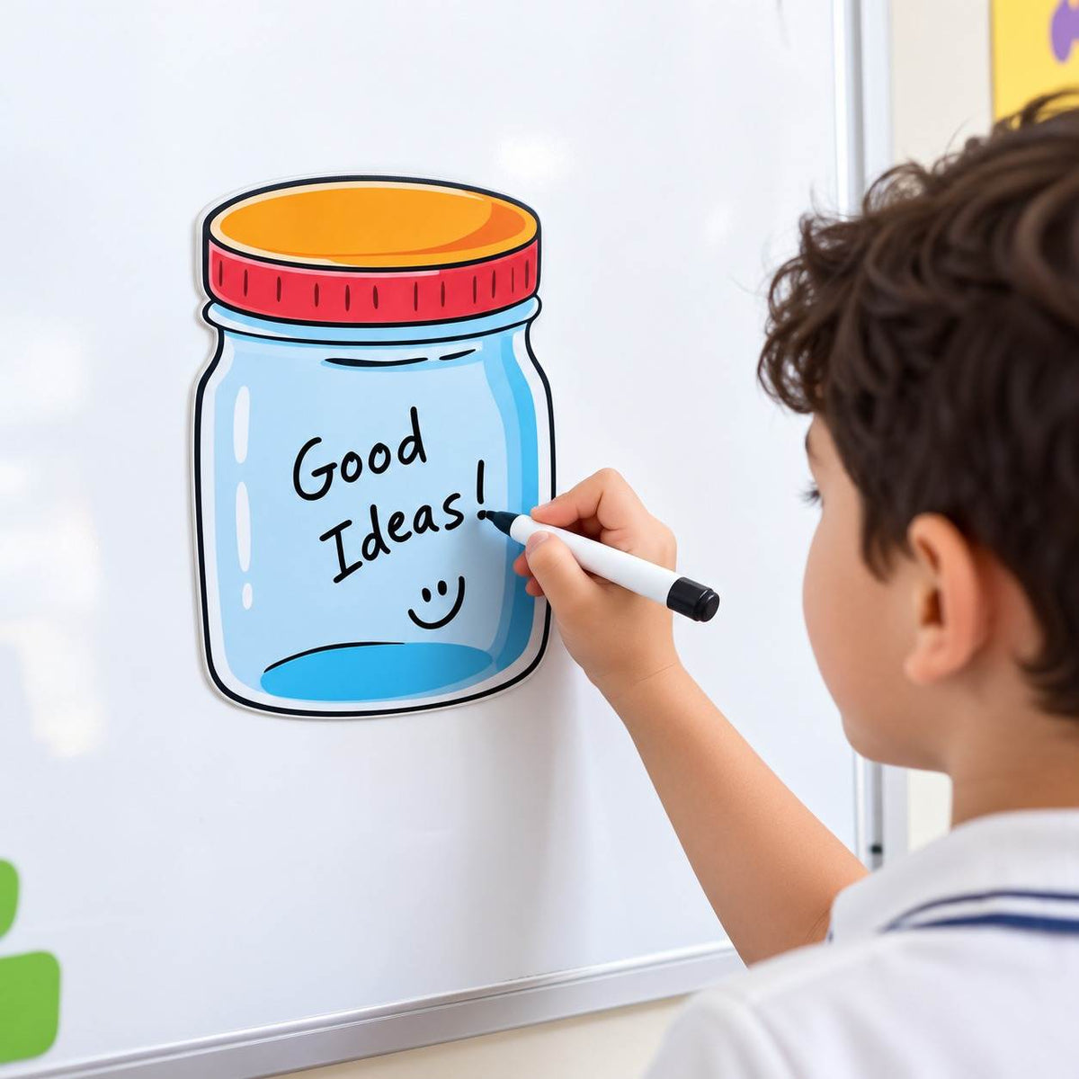 Educational Writing Boards Cookie Jar Design – 7-Piece Reusable Magnetic Strategy Teaching Set - Fun Learning Store