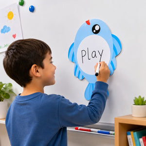 Educational Writing Boards Penguin & Fish Design – 5-Piece Reusable Magnetic Strategy Teaching Set - Fun Learning Store