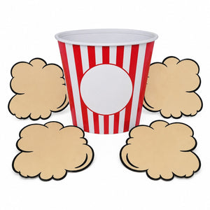 Educational Writing Boards Popcorn Design – 5-Piece Reusable Magnetic Strategy Teaching Set - Fun Learning Store