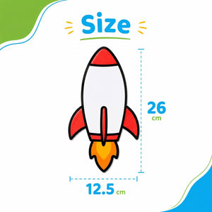 Educational Writing Boards Rockets Design – 6-Piece Reusable Magnetic Strategy Teaching Set - Fun Learning Store