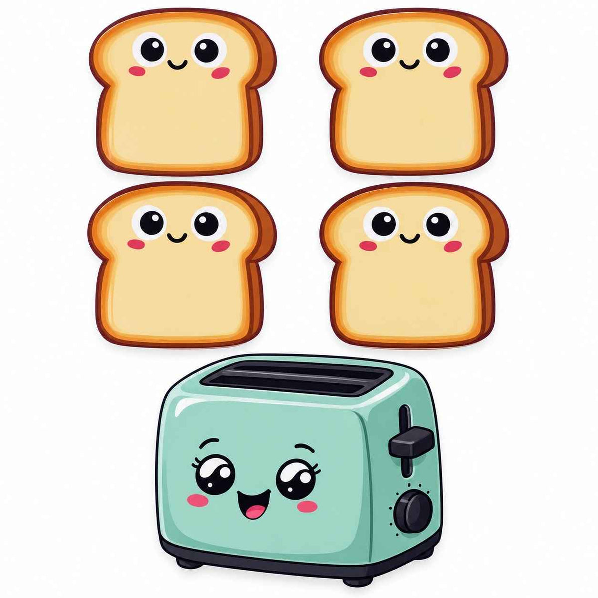 Educational Writing Boards Toaster Design – 5-Piece Reusable Magnetic Strategy Teaching Set - Fun Learning Store